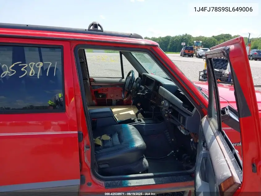1995 Jeep Cherokee Country VIN: 1J4FJ78S9SL649006 Lot: 42538971
