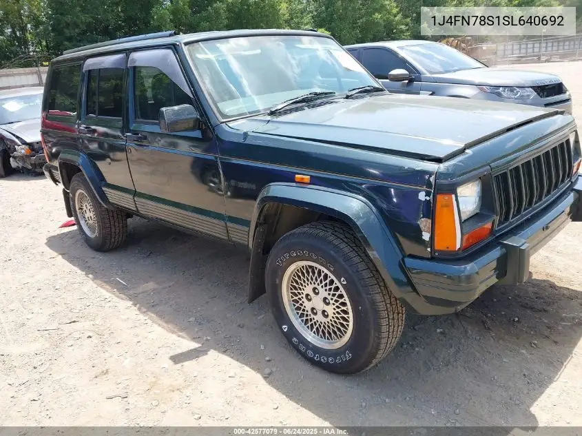 1995 Jeep Cherokee VIN: 1J4FN78S1SL640692 Lot: 42577079
