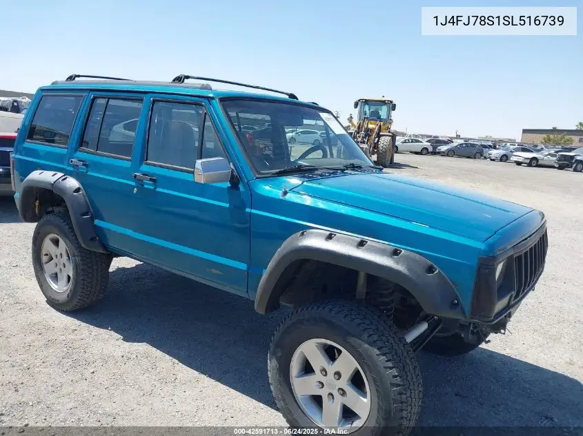 1995 Jeep Cherokee Country VIN: 1J4FJ78S1SL516739 Lot: 42591713