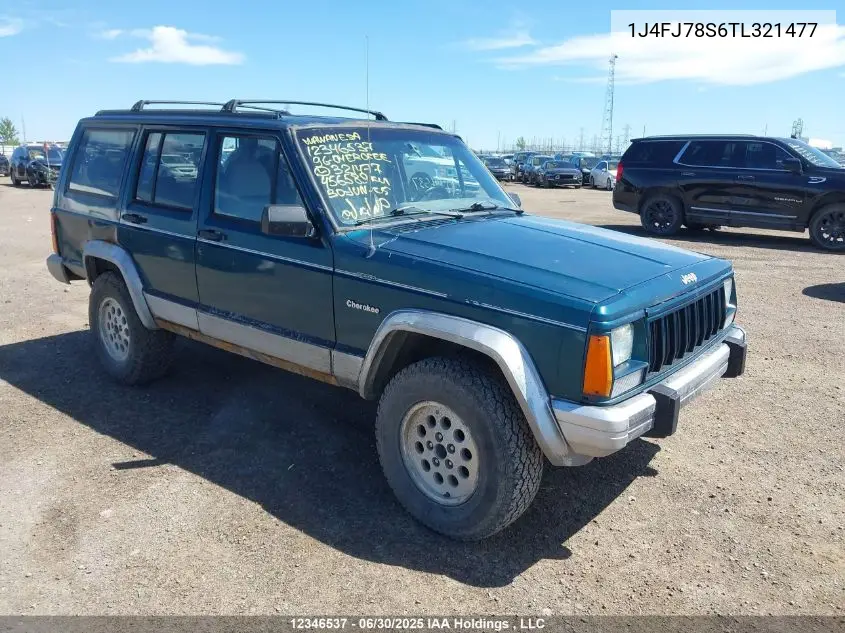 1996 Jeep Cherokee Country VIN: 1J4FJ78S6TL321477 Lot: 12346537X