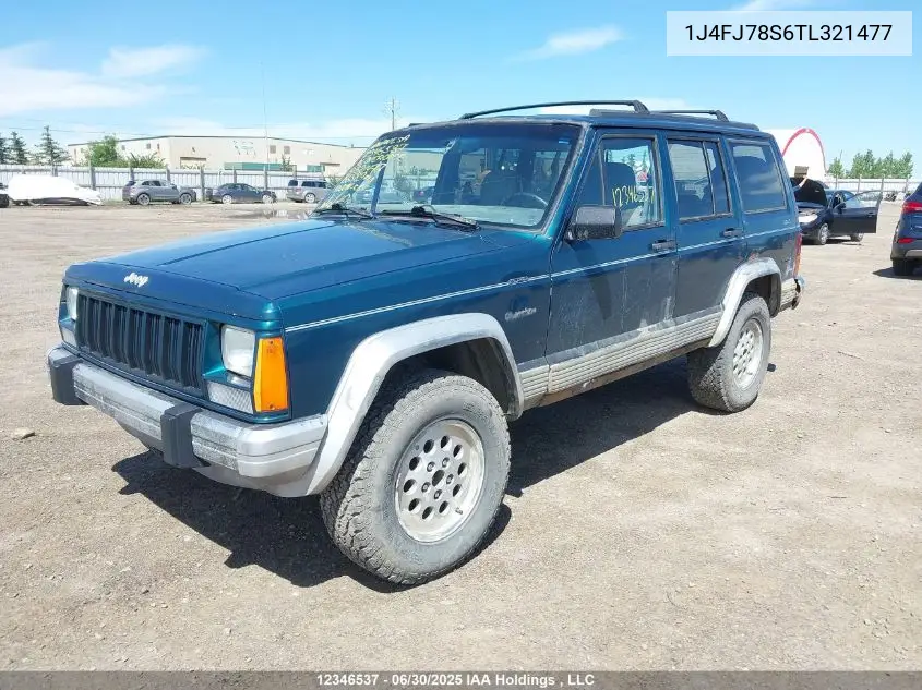 1996 Jeep Cherokee Country VIN: 1J4FJ78S6TL321477 Lot: 12346537X