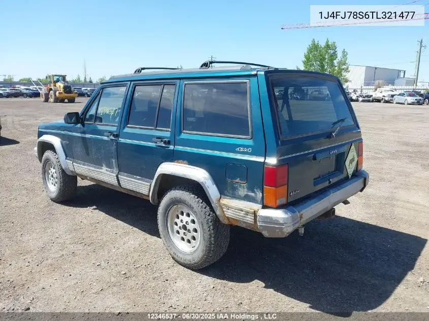 1996 Jeep Cherokee Country VIN: 1J4FJ78S6TL321477 Lot: 12346537X