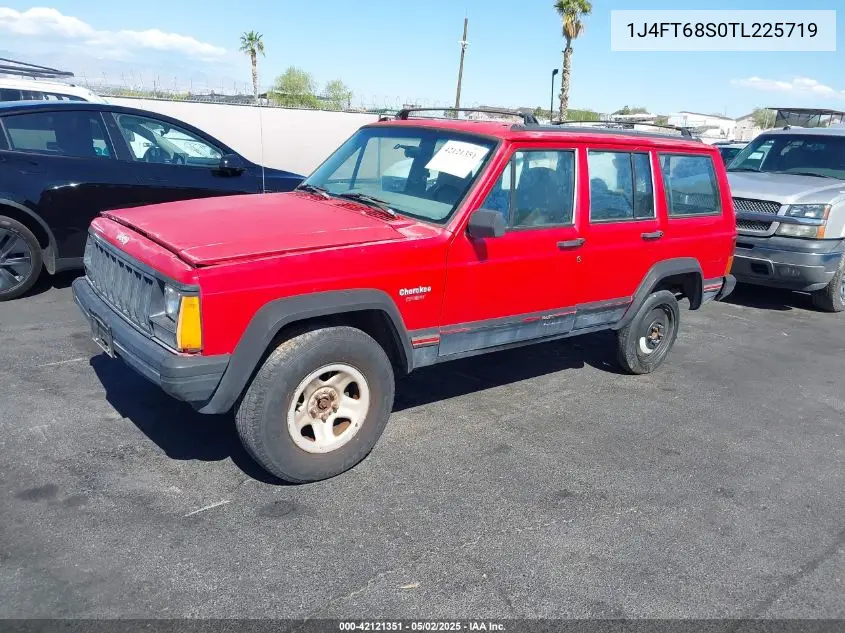 1996 Jeep Cherokee Sport/Classic VIN: 1J4FT68S0TL225719 Lot: 42121351