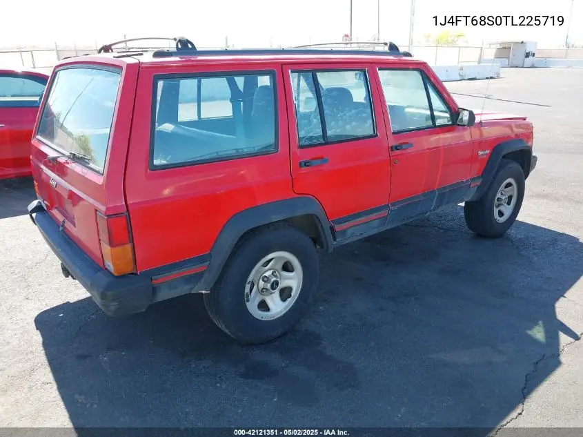 1996 Jeep Cherokee Sport/Classic VIN: 1J4FT68S0TL225719 Lot: 42121351