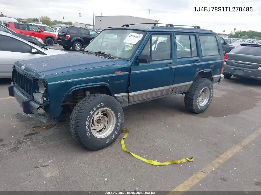 1996 Jeep Cherokee Country VIN: 1J4FJ78S1TL270485 Lot: 42179869
