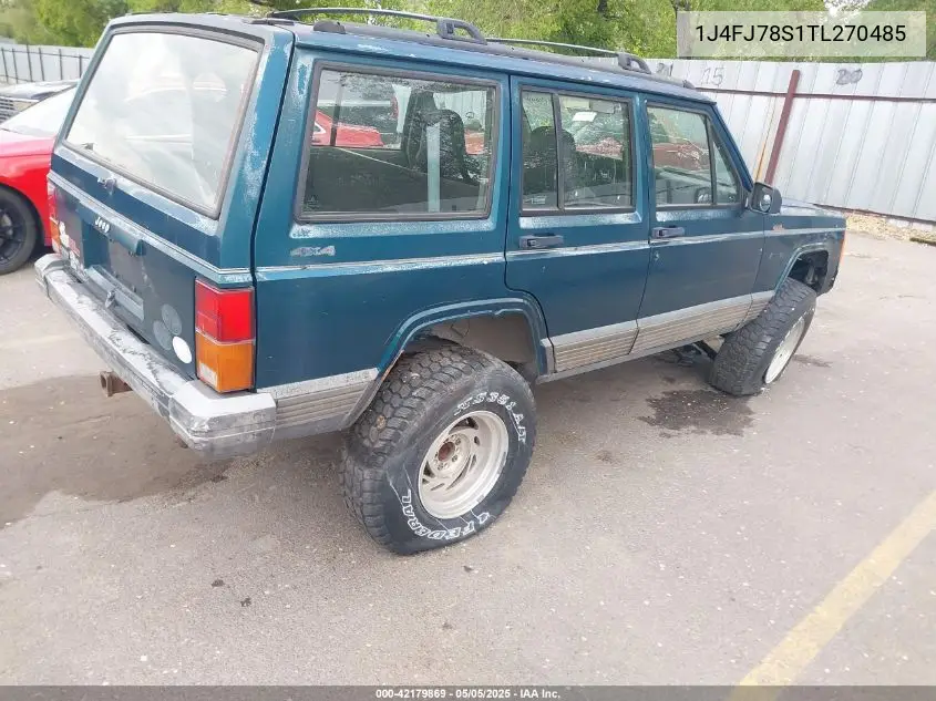 1996 Jeep Cherokee Country VIN: 1J4FJ78S1TL270485 Lot: 42179869