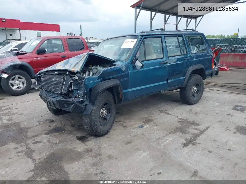 1996 Jeep Cherokee Se VIN: 1J4FJ28S8TL285634 Lot: 42183816