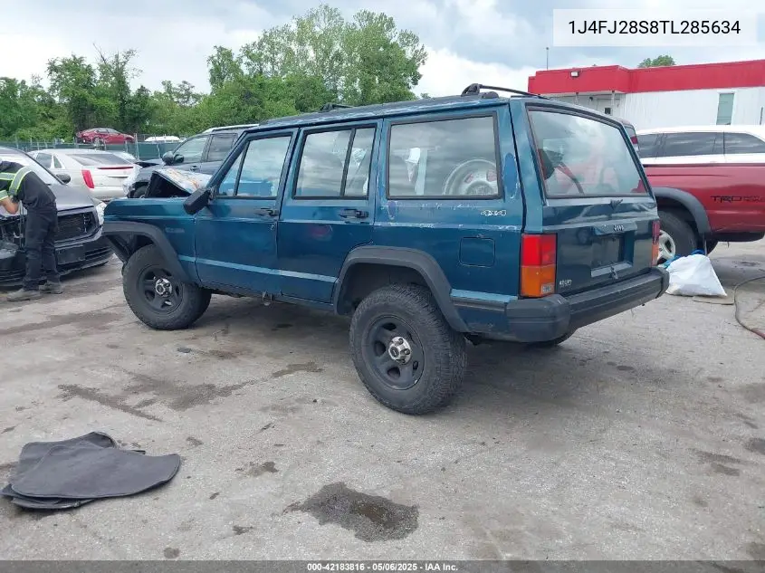 1996 Jeep Cherokee Se VIN: 1J4FJ28S8TL285634 Lot: 42183816