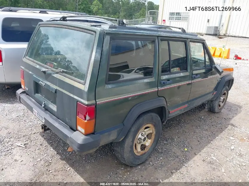 1996 Jeep Cherokee Sport/Classic VIN: 1J4FT68S6TL269966 Lot: 42211628