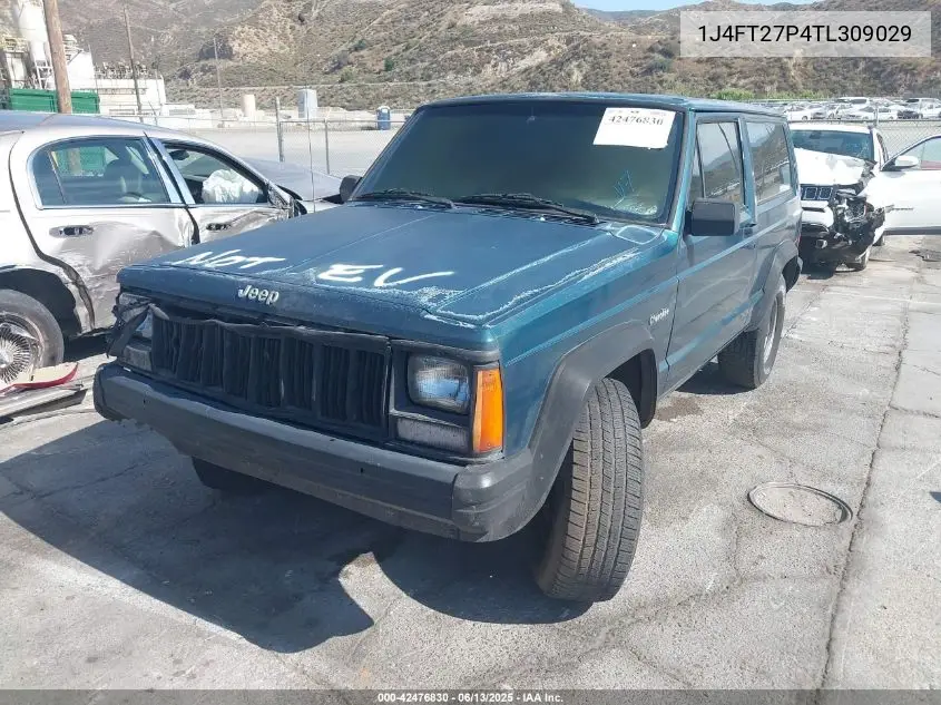 1996 Jeep Cherokee Se VIN: 1J4FT27P4TL309029 Lot: 42476830