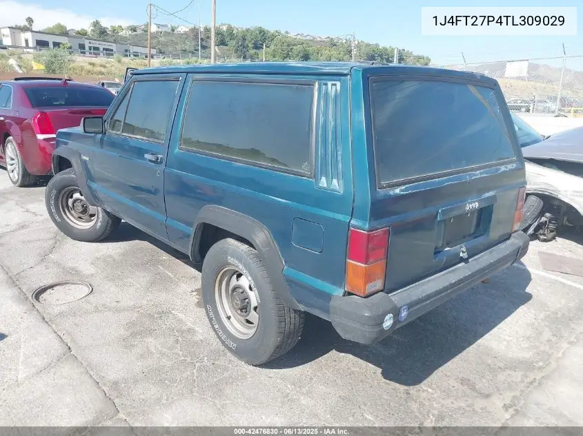 1996 Jeep Cherokee Se VIN: 1J4FT27P4TL309029 Lot: 42476830