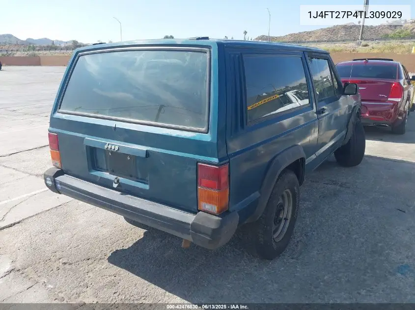1996 Jeep Cherokee Se VIN: 1J4FT27P4TL309029 Lot: 42476830