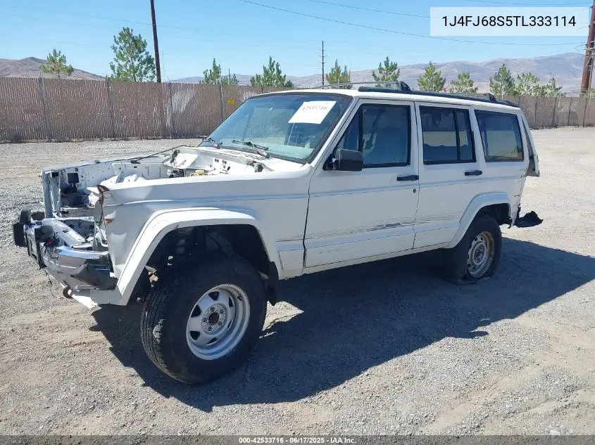 1996 Jeep Cherokee Sport/Classic VIN: 1J4FJ68S5TL333114 Lot: 42533716