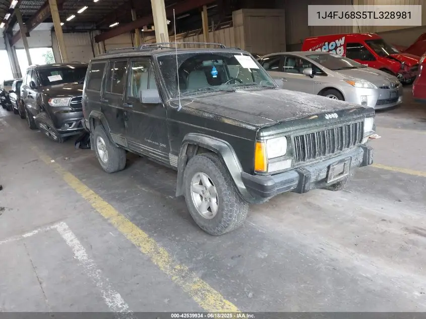 1996 Jeep Cherokee Sport/Classic VIN: 1J4FJ68S5TL328981 Lot: 42539934