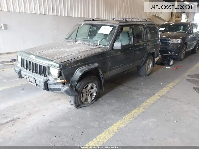 1996 Jeep Cherokee Sport/Classic VIN: 1J4FJ68S5TL328981 Lot: 42539934