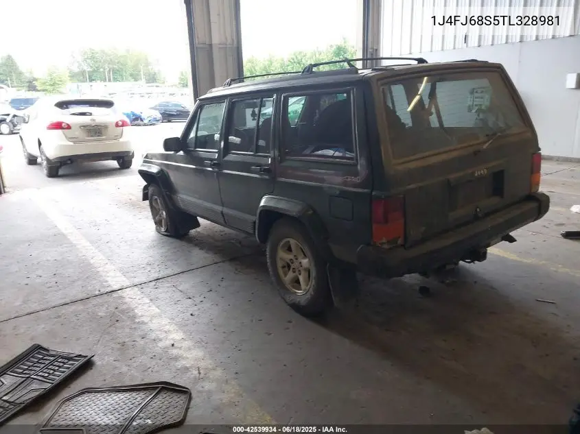 1996 Jeep Cherokee Sport/Classic VIN: 1J4FJ68S5TL328981 Lot: 42539934