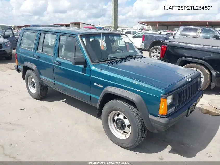 1996 Jeep Cherokee Se VIN: 1J4FT28P2TL264591 Lot: 42581629