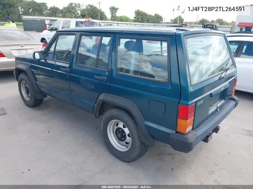 1996 Jeep Cherokee Se VIN: 1J4FT28P2TL264591 Lot: 42581629