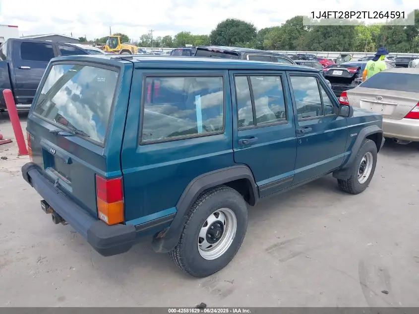 1996 Jeep Cherokee Se VIN: 1J4FT28P2TL264591 Lot: 42581629