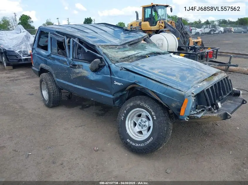1997 Jeep Cherokee Sport VIN: 1J4FJ68S8VL557562 Lot: 42157736