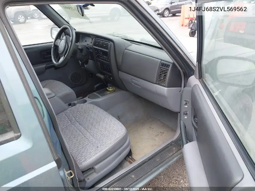 1997 Jeep Cherokee Sport VIN: 1J4FJ68S2VL569562 Lot: 42235601
