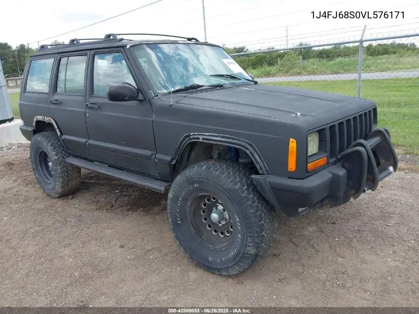 1997 Jeep Cherokee Sport VIN: 1J4FJ68S0VL576171 Lot: 42588055