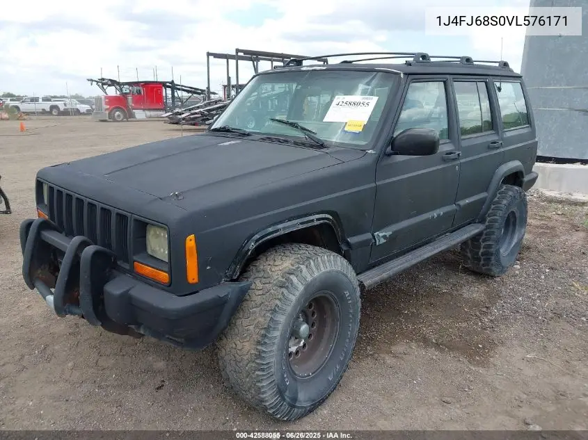 1997 Jeep Cherokee Sport VIN: 1J4FJ68S0VL576171 Lot: 42588055
