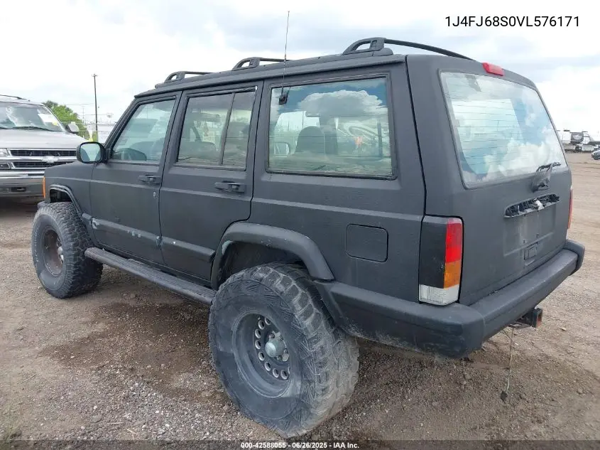 1997 Jeep Cherokee Sport VIN: 1J4FJ68S0VL576171 Lot: 42588055