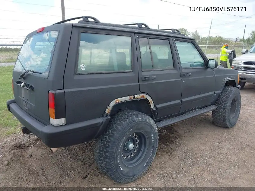 1997 Jeep Cherokee Sport VIN: 1J4FJ68S0VL576171 Lot: 42588055