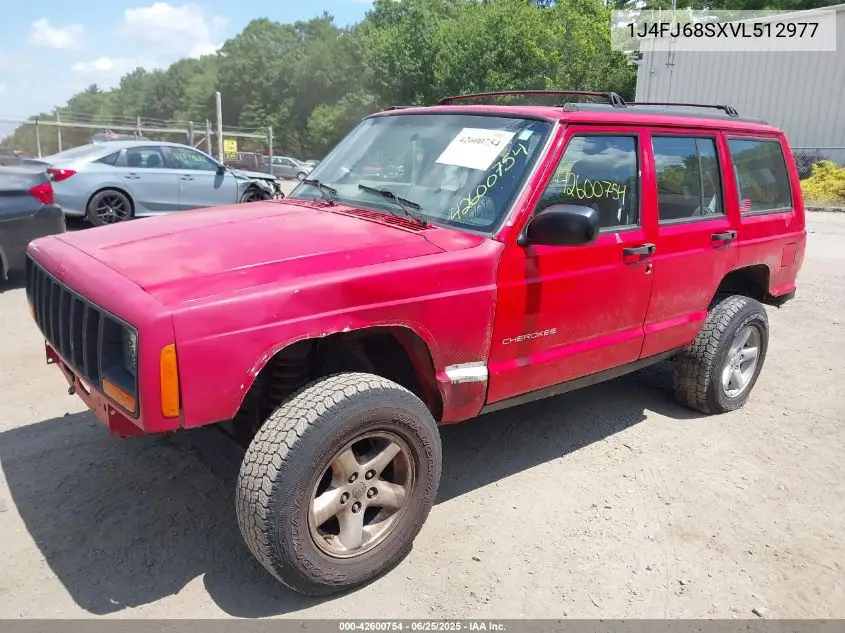 1997 Jeep Cherokee Sport VIN: 1J4FJ68SXVL512977 Lot: 42600754