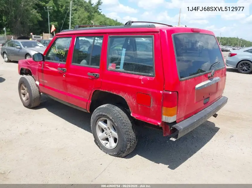 1997 Jeep Cherokee Sport VIN: 1J4FJ68SXVL512977 Lot: 42600754