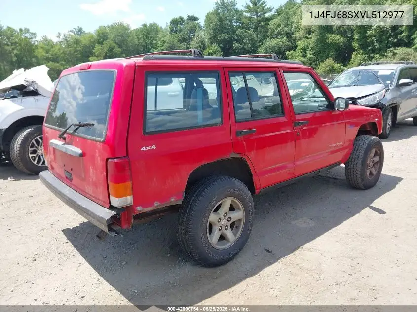 1997 Jeep Cherokee Sport VIN: 1J4FJ68SXVL512977 Lot: 42600754