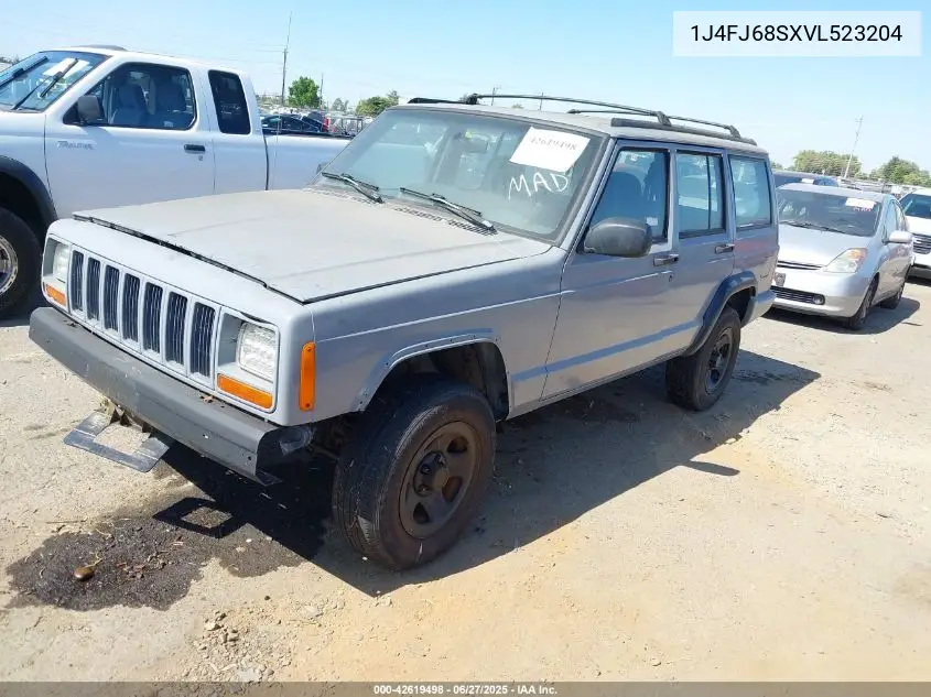 1997 Jeep Cherokee Sport VIN: 1J4FJ68SXVL523204 Lot: 42619498