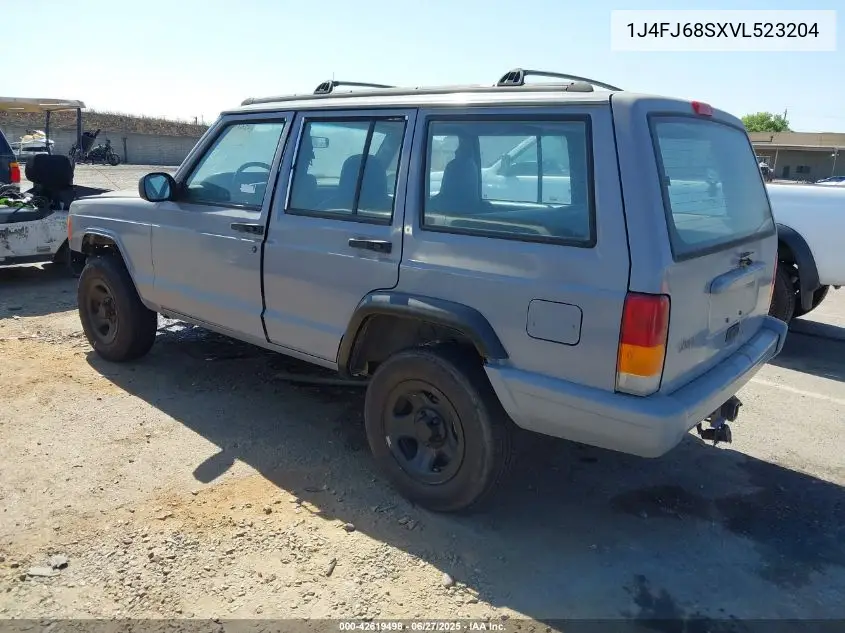 1997 Jeep Cherokee Sport VIN: 1J4FJ68SXVL523204 Lot: 42619498