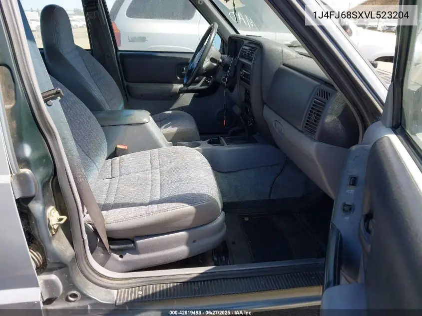 1997 Jeep Cherokee Sport VIN: 1J4FJ68SXVL523204 Lot: 42619498