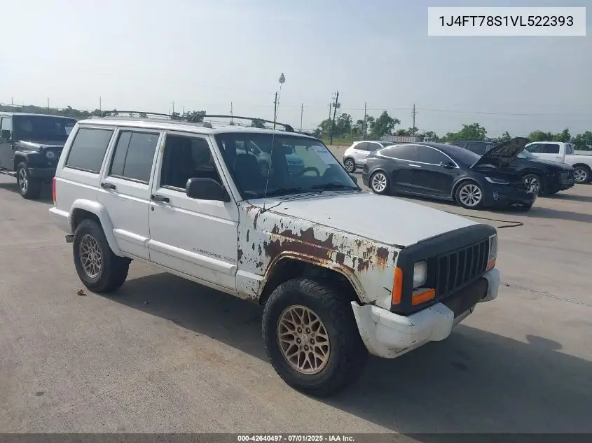 1997 Jeep Cherokee Country VIN: 1J4FT78S1VL522393 Lot: 42640497