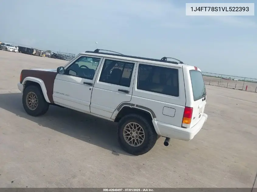 1997 Jeep Cherokee Country VIN: 1J4FT78S1VL522393 Lot: 42640497