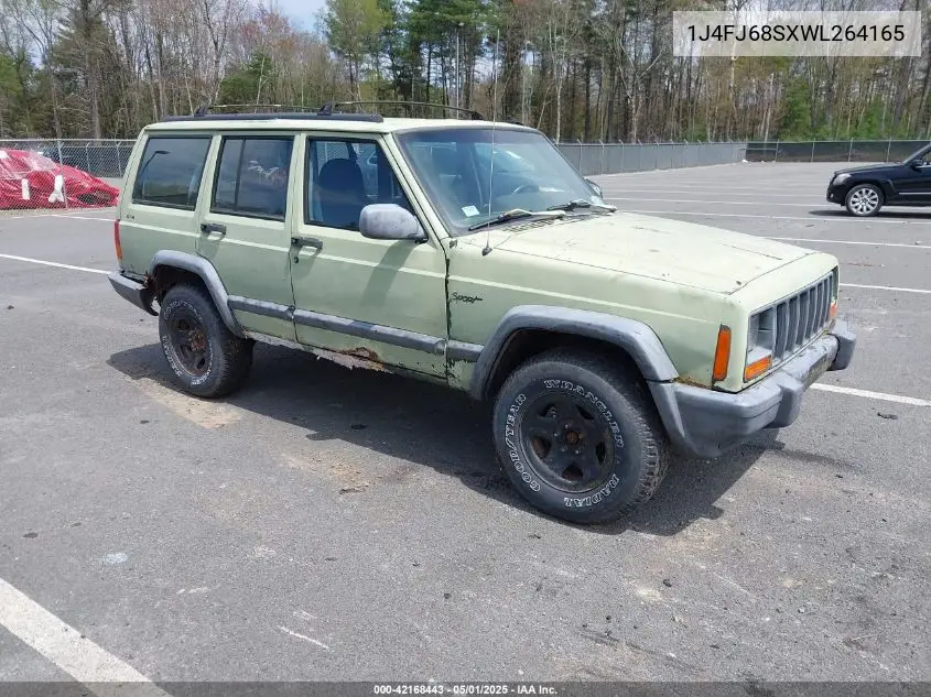 1998 Jeep Cherokee Classic/Sport VIN: 1J4FJ68SXWL264165 Lot: 42168443