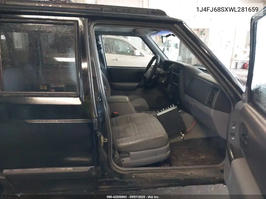 1998 Jeep Cherokee Classic/Sport VIN: 1J4FJ68SXWL281659 Lot: 42208563