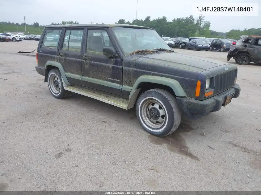 1998 Jeep Cherokee Se VIN: 1J4FJ28S7W148401 Lot: 42524529