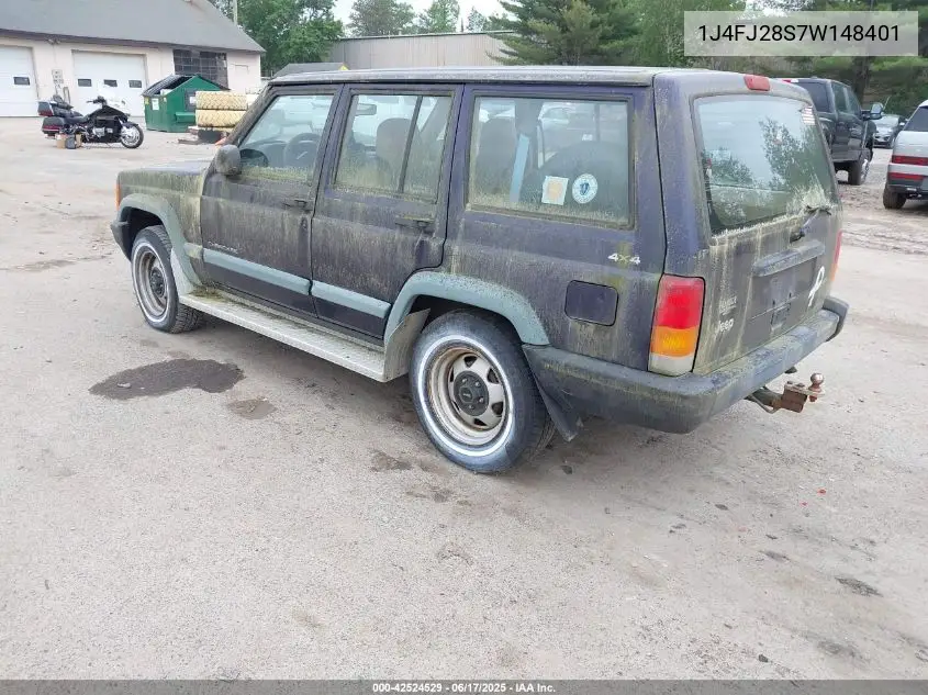 1998 Jeep Cherokee Se VIN: 1J4FJ28S7W148401 Lot: 42524529