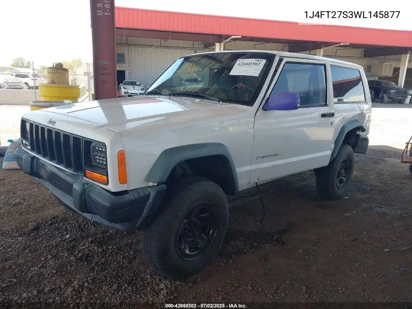 1998 Jeep Cherokee Se VIN: 1J4FT27S3WL145877 Lot: 42660302