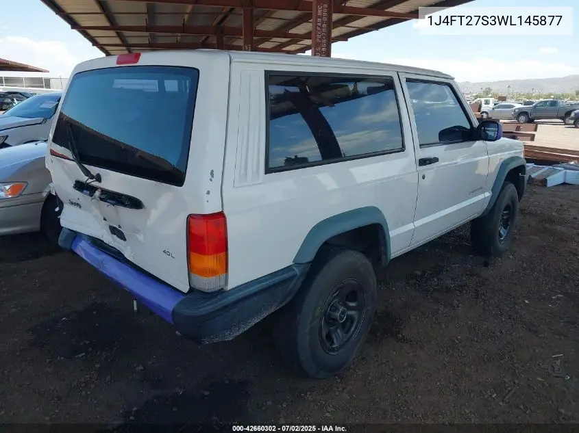 1998 Jeep Cherokee Se VIN: 1J4FT27S3WL145877 Lot: 42660302