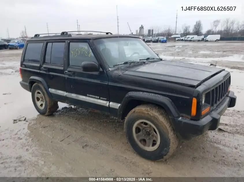 1999 Jeep Cherokee Classic/Sport VIN: 1J4FF68S0XL626507 Lot: 41584988