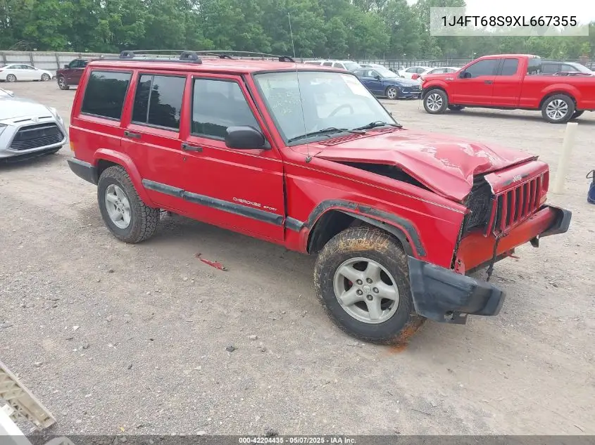 1999 Jeep Cherokee Classic/Sport VIN: 1J4FT68S9XL667355 Lot: 42204435