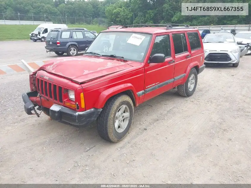 1999 Jeep Cherokee Classic/Sport VIN: 1J4FT68S9XL667355 Lot: 42204435