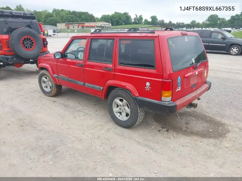1999 Jeep Cherokee Classic/Sport VIN: 1J4FT68S9XL667355 Lot: 42204435