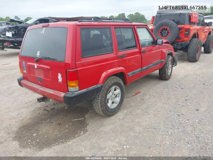 1999 Jeep Cherokee Classic/Sport VIN: 1J4FT68S9XL667355 Lot: 42204435