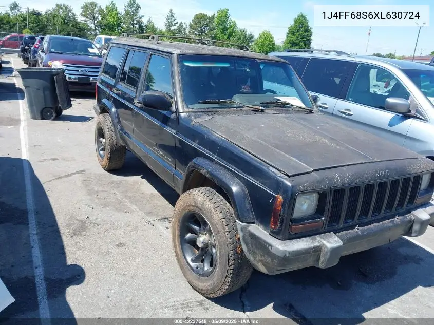 1999 Jeep Cherokee Classic/Sport VIN: 1J4FF68S6XL630724 Lot: 42237548