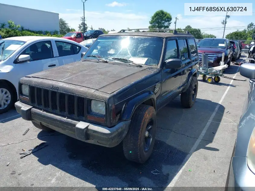 1999 Jeep Cherokee Classic/Sport VIN: 1J4FF68S6XL630724 Lot: 42237548